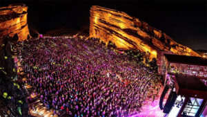 Red ROcks Amphitheater at Night