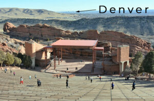 Red Rocks Amphitheater From Top