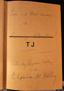 autographed book