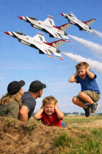 thunderbirds over head