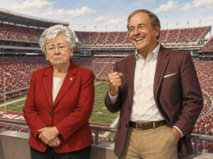 Nick Saban and Governnor